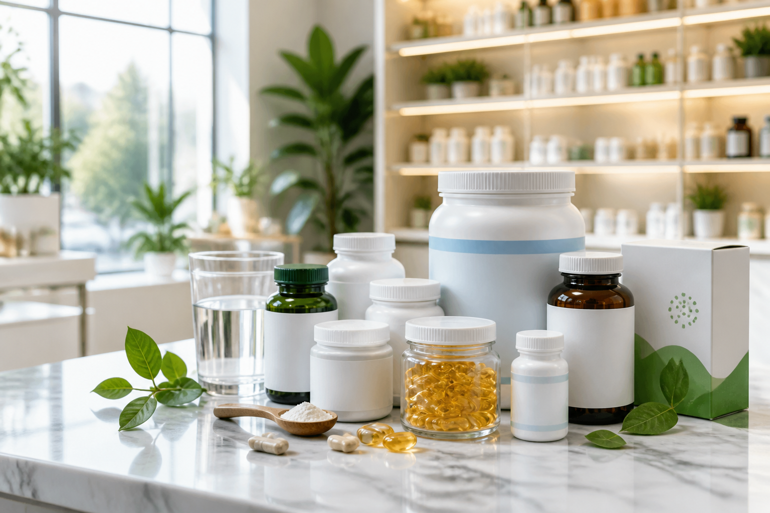国际保健品产品陈列